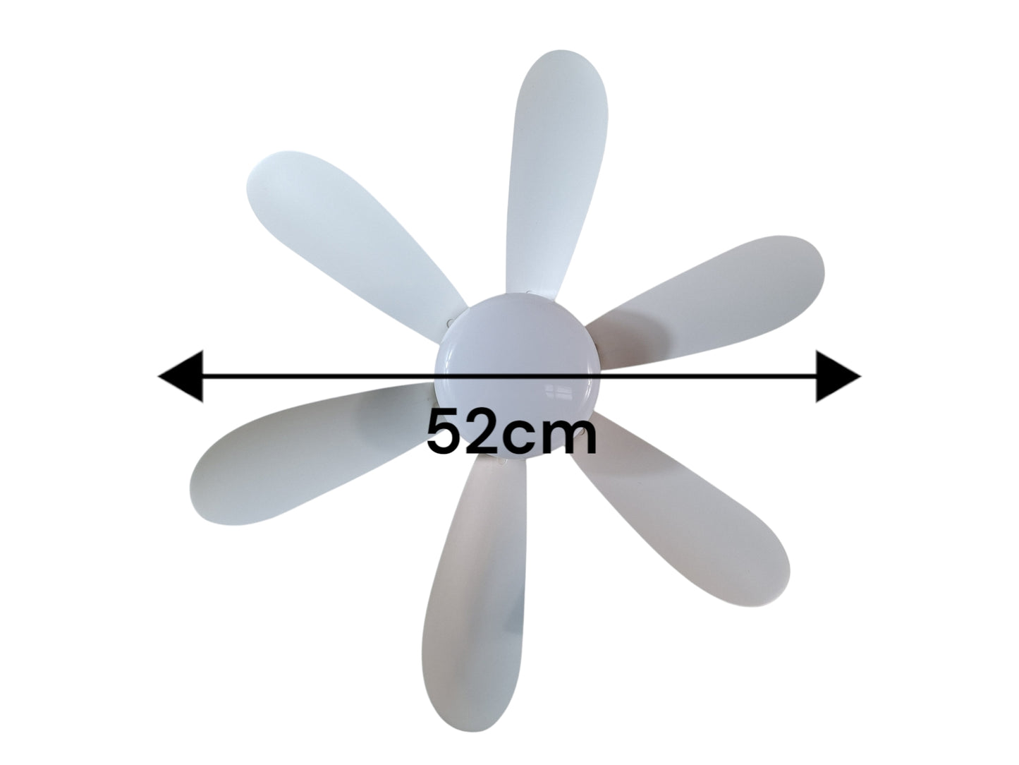 Ampolleta led con ventilador de techo con control remoto
